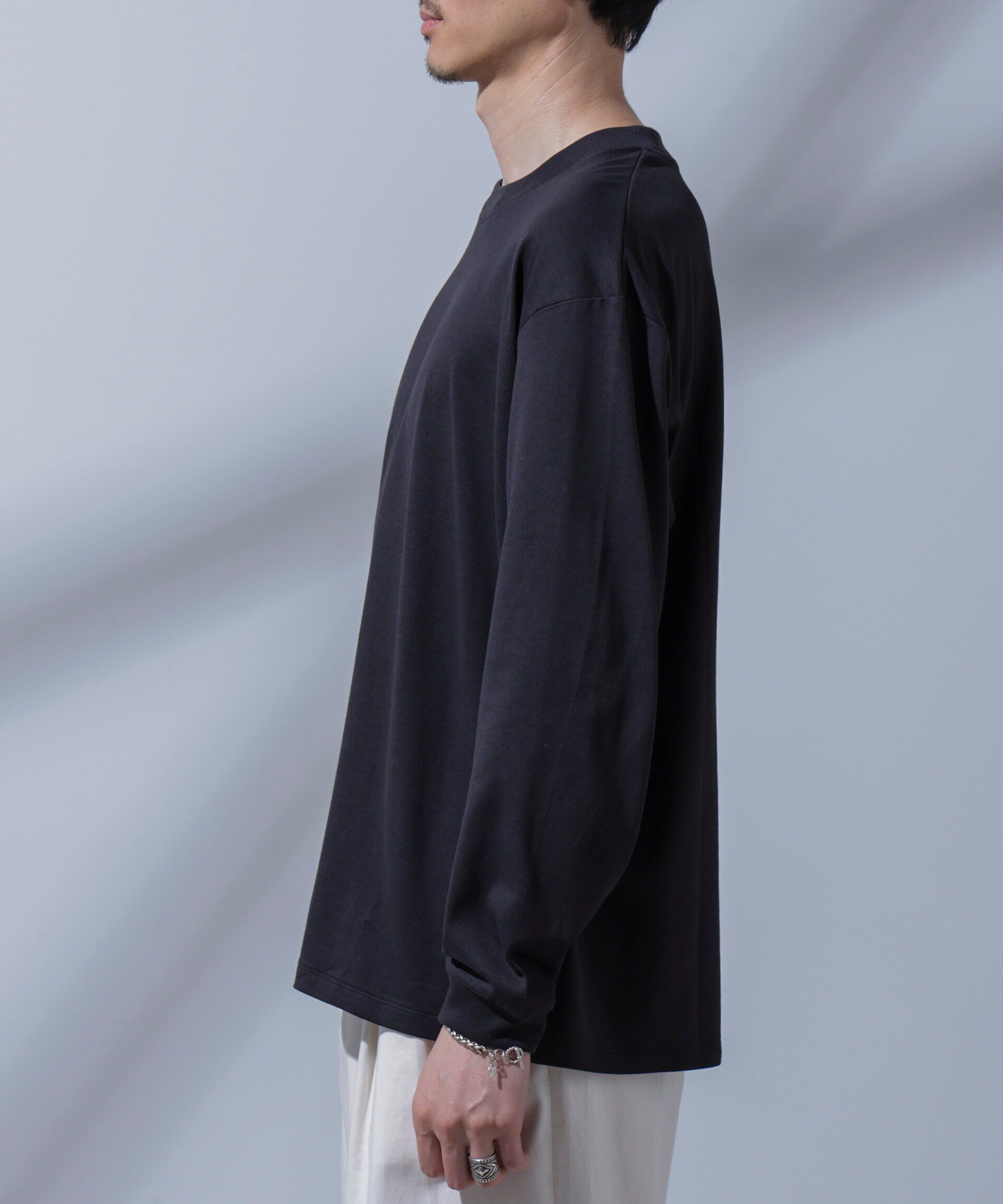 nano･universe「Anti Soaked(R) 汗染み防止 ビッグTシャツ 長袖」|Tシャツ・カットソー|