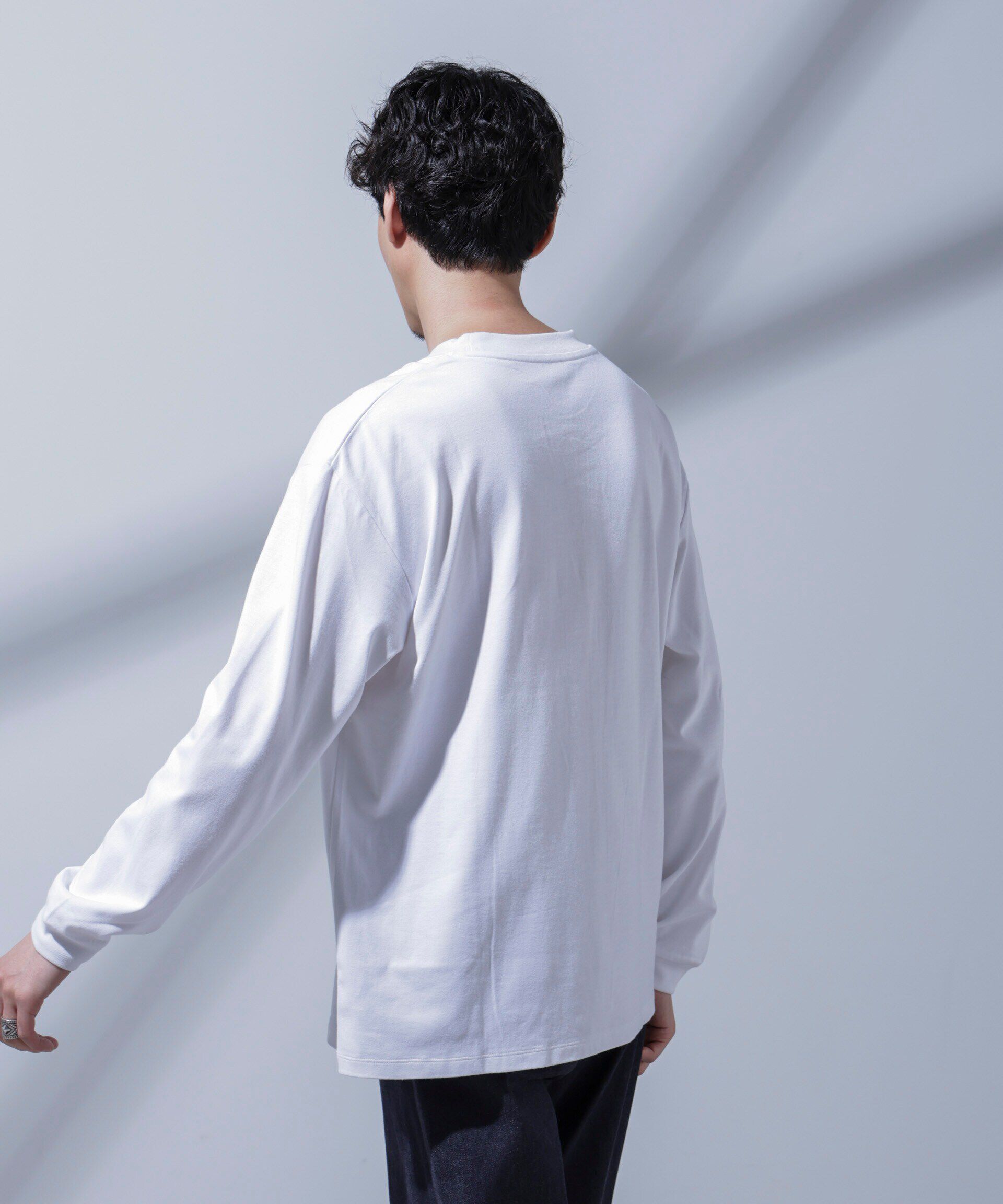 nano･universe「Anti Soaked(R) 汗染み防止 ビッグTシャツ 長袖」|Tシャツ・カットソー|