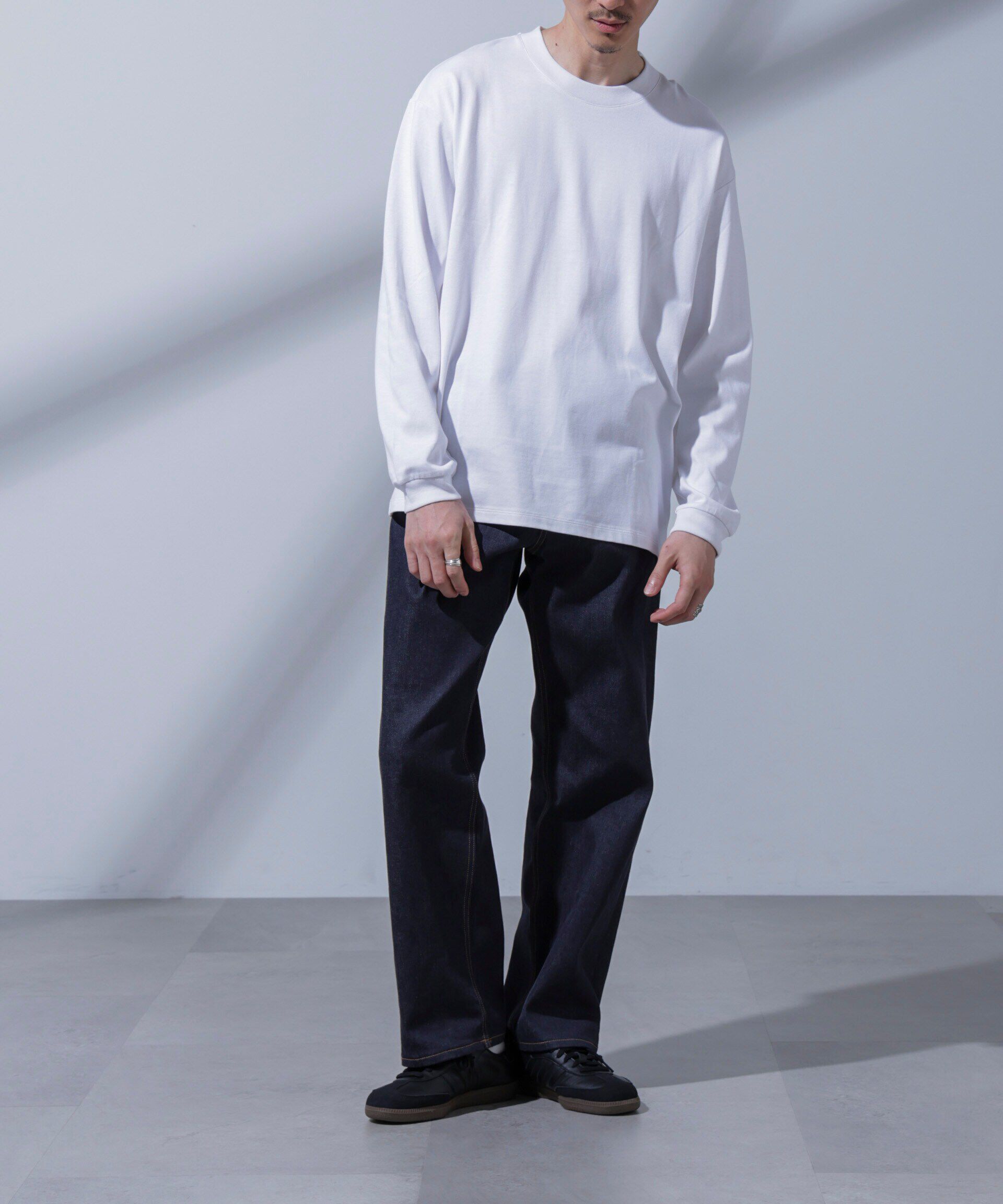 nano･universe「Anti Soaked(R) 汗染み防止 ビッグTシャツ 長袖」|Tシャツ・カットソー|