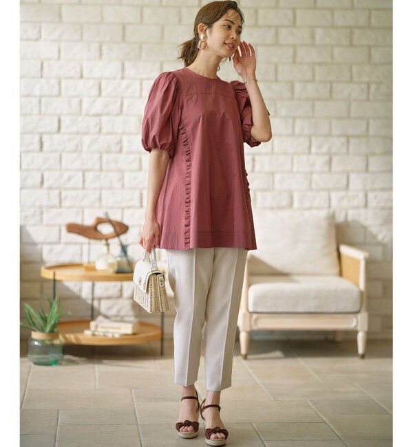 組曲「コットンローン ボリュームスリーブブラウス」|シャツ・ブラウス|