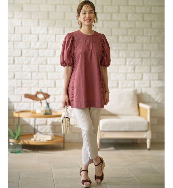 組曲「コットンローン ボリュームスリーブブラウス」|シャツ・ブラウス|