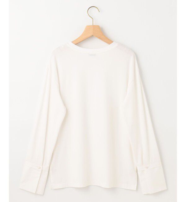 組曲「コットンベア天竺 カフス袖ロングTシャツ」|Tシャツ・カットソー|