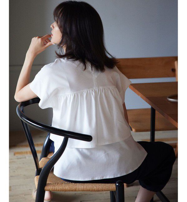 組曲「バックフリル カットソー」|Tシャツ・カットソー|