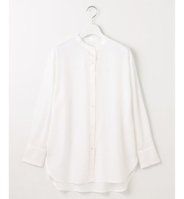 自由区「【洗える】SOMELOSバンドカラー ブラウス」|シャツ・ブラウス|