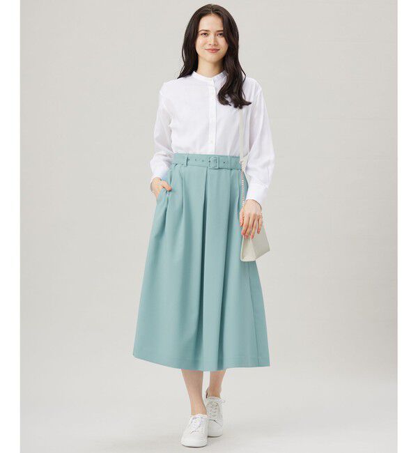 自由区「【洗える】SOMELOSバンドカラー ブラウス」|シャツ・ブラウス|