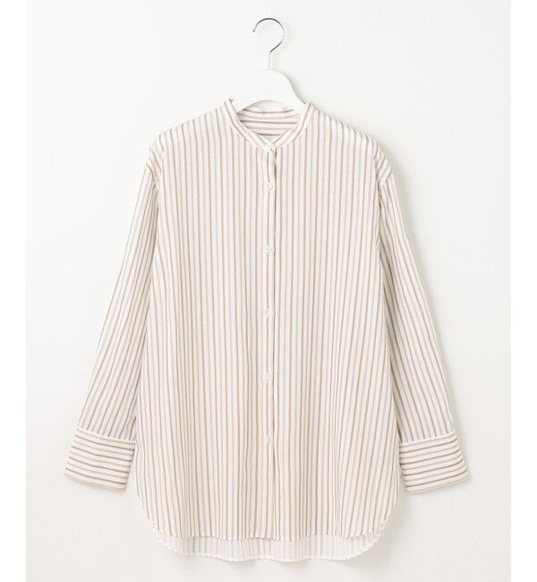 自由区「【洗える】SOMELOSバンドカラー ブラウス」|シャツ・ブラウス|