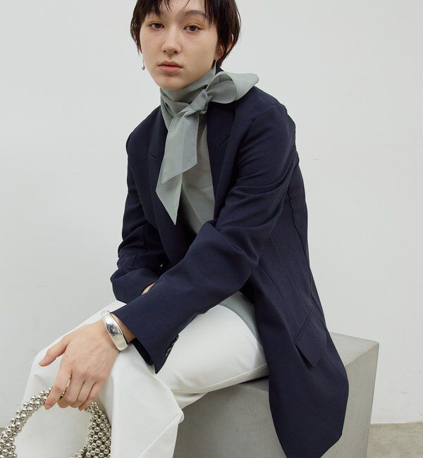  「【手洗い可】シアーボウタイブラウス」|シャツ・ブラウス|