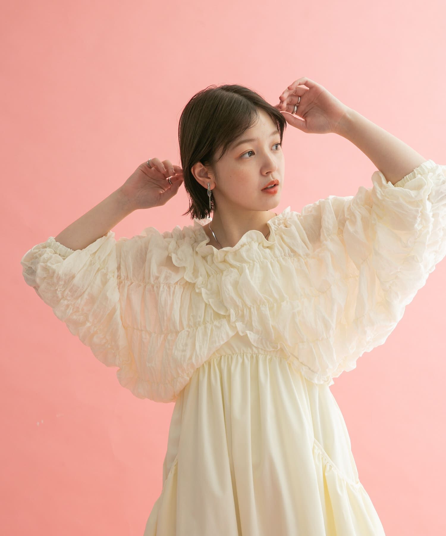  「マルチWAYシャーリングブラウス」|シャツ・ブラウス|