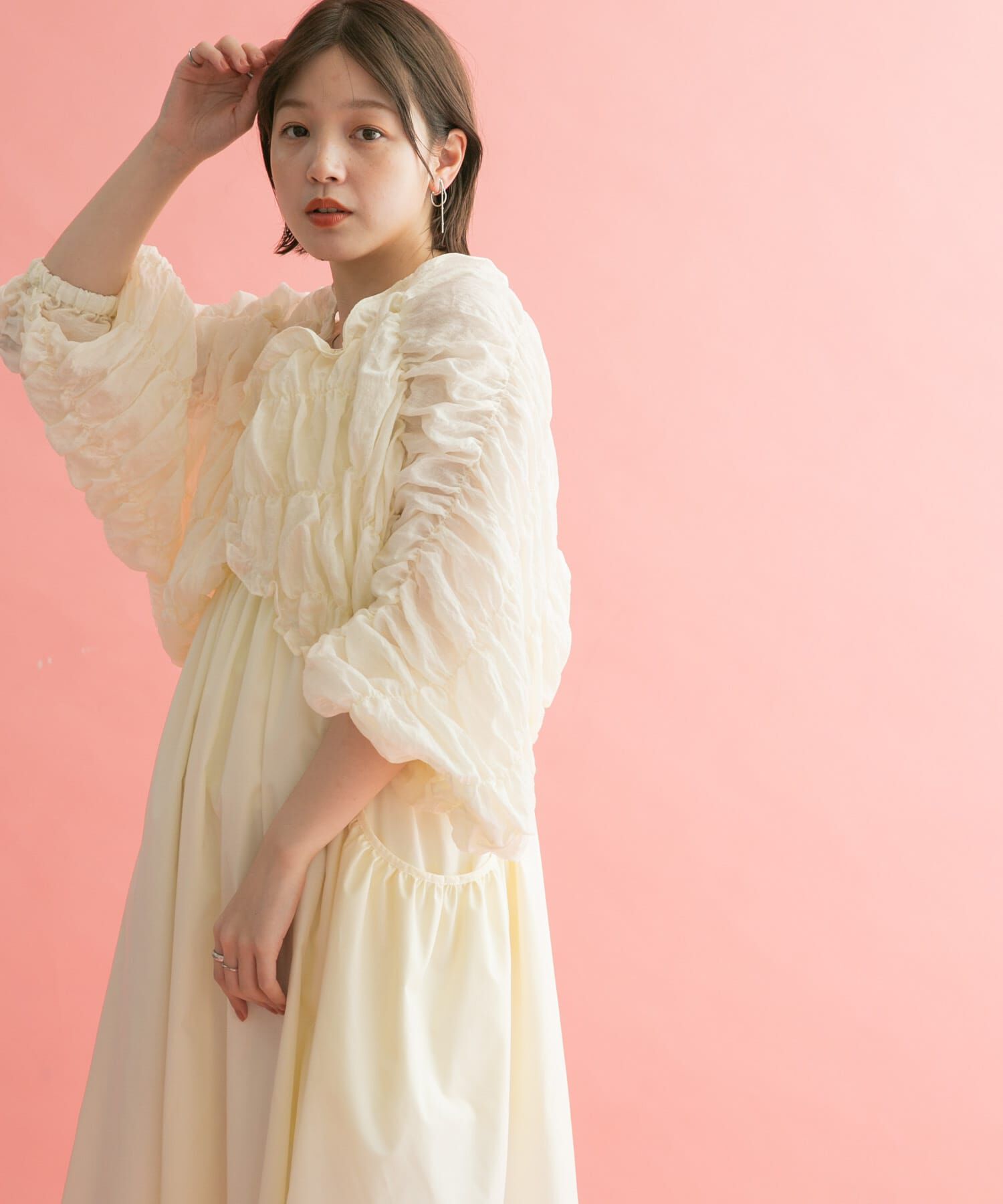  「マルチWAYシャーリングブラウス」|シャツ・ブラウス|