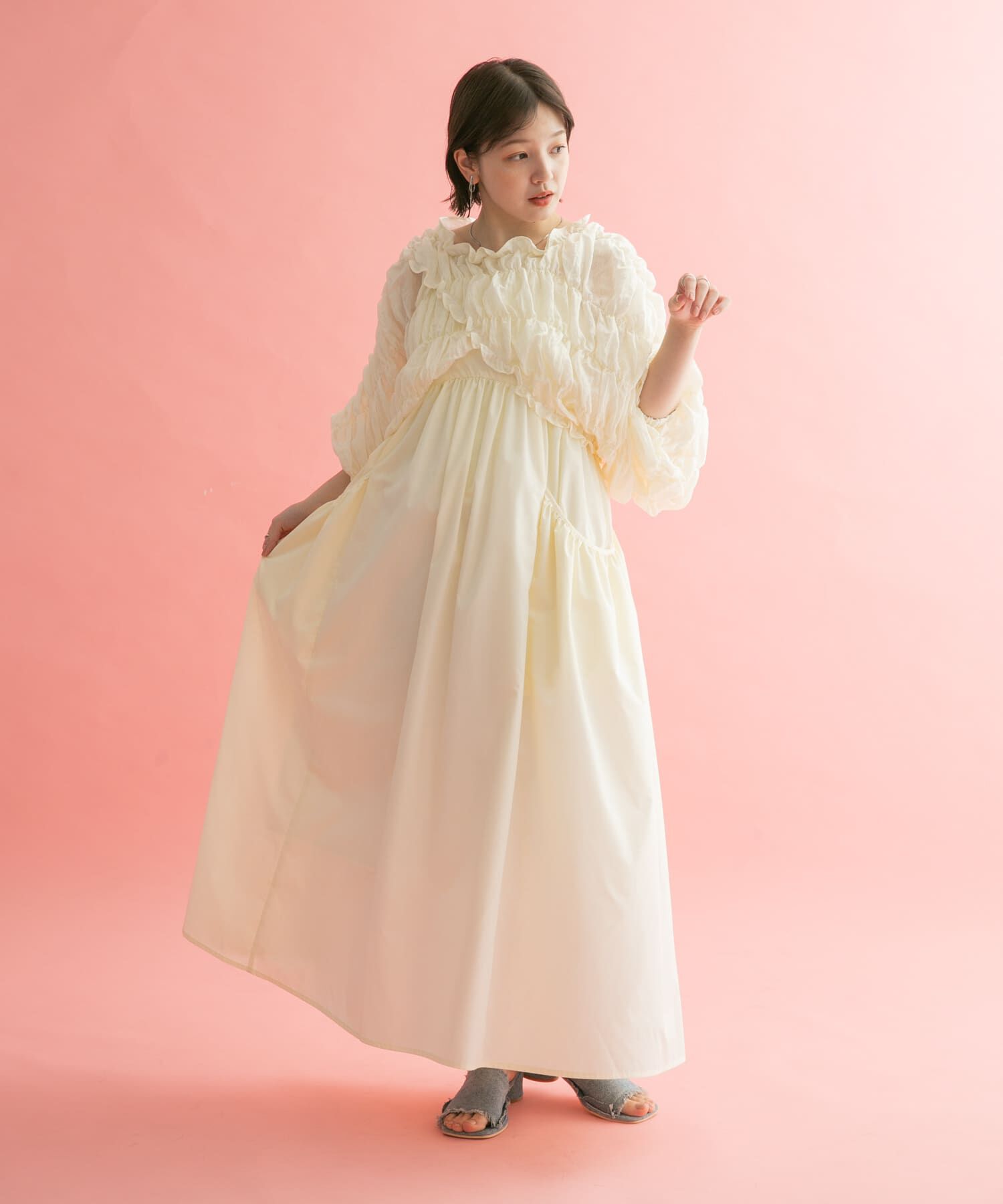  「マルチWAYシャーリングブラウス」|シャツ・ブラウス|