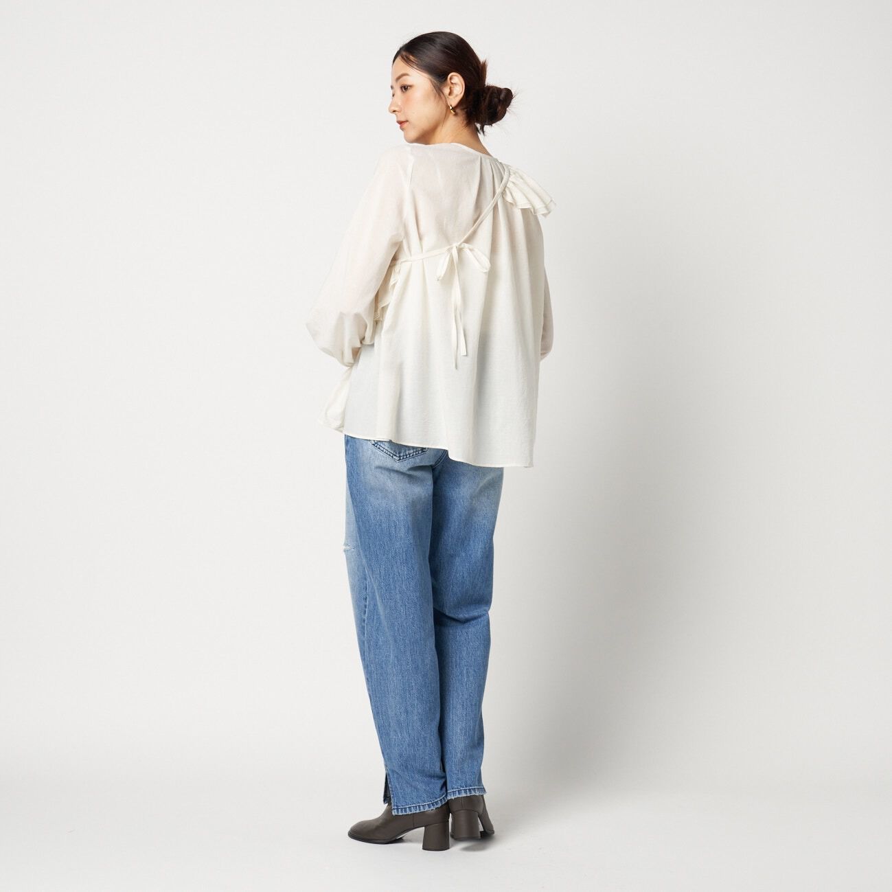 HELIOPOLE「HELIOPOLE DETACHABLE FRILL BLOUSE」|シャツ・ブラウス|