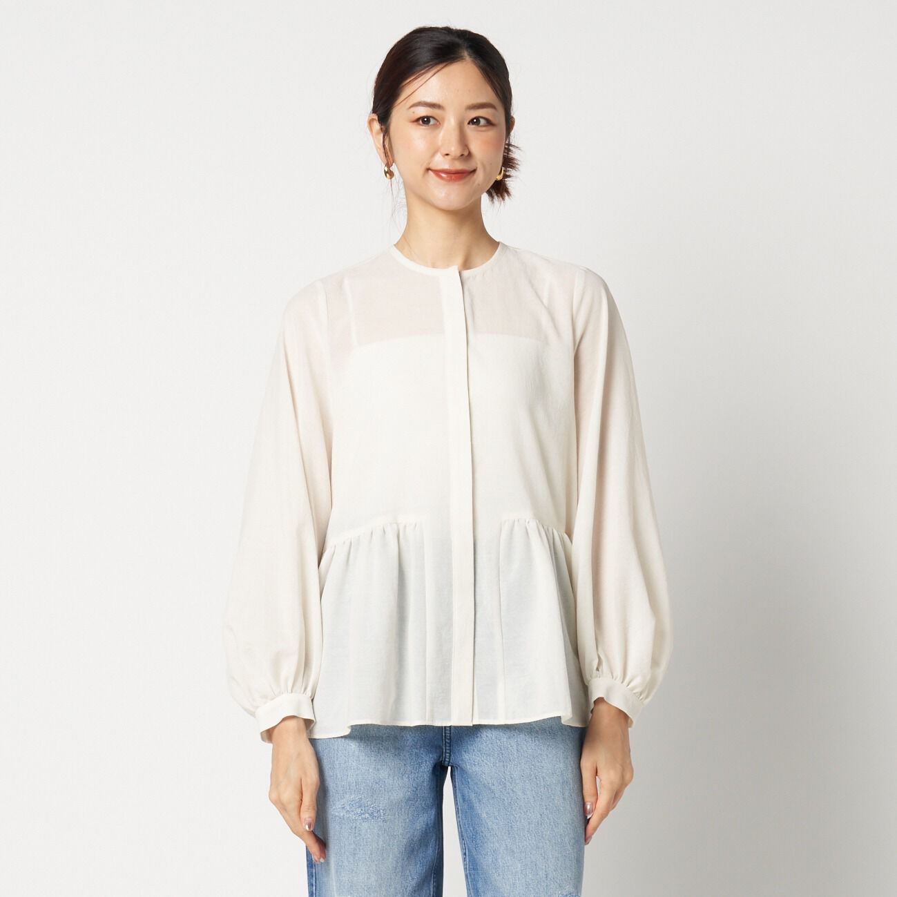 HELIOPOLE「HELIOPOLE DETACHABLE FRILL BLOUSE」|シャツ・ブラウス|