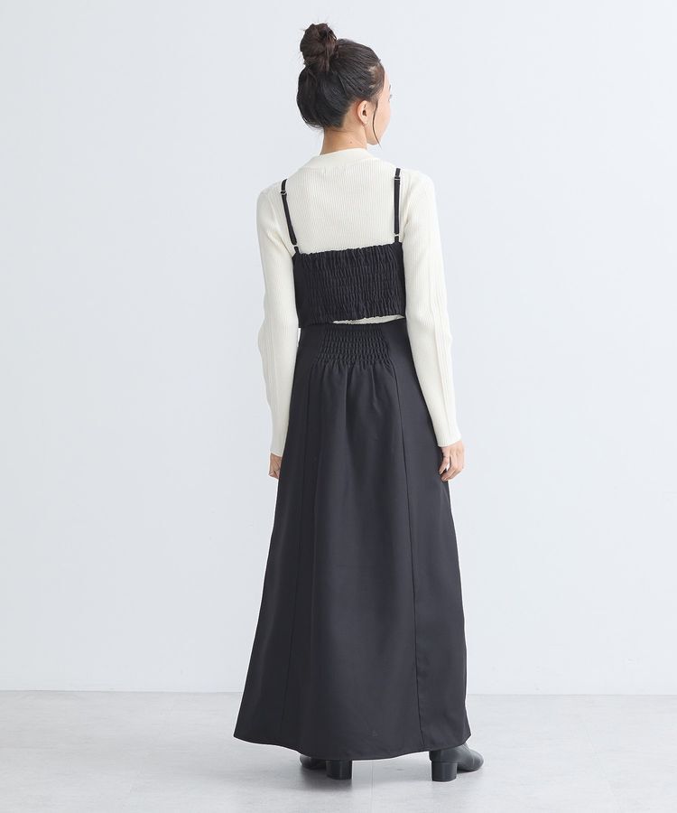 earth music&ecology「リボンドレープビスチェ」|ベスト・ジレ|