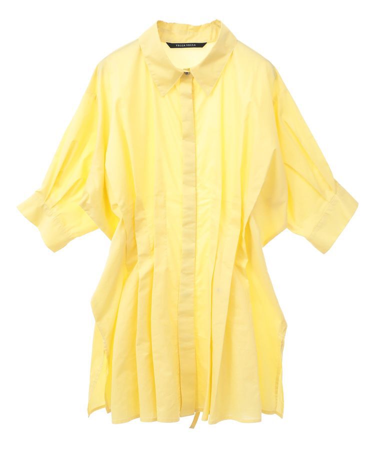 YECCA VECCA「【ORGABITS】タックロングシャツ」|シャツ・ブラウス|