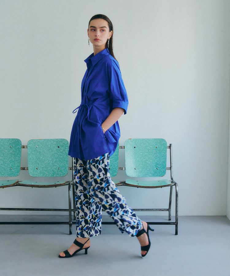 YECCA VECCA「【ORGABITS】タックロングシャツ」|シャツ・ブラウス|