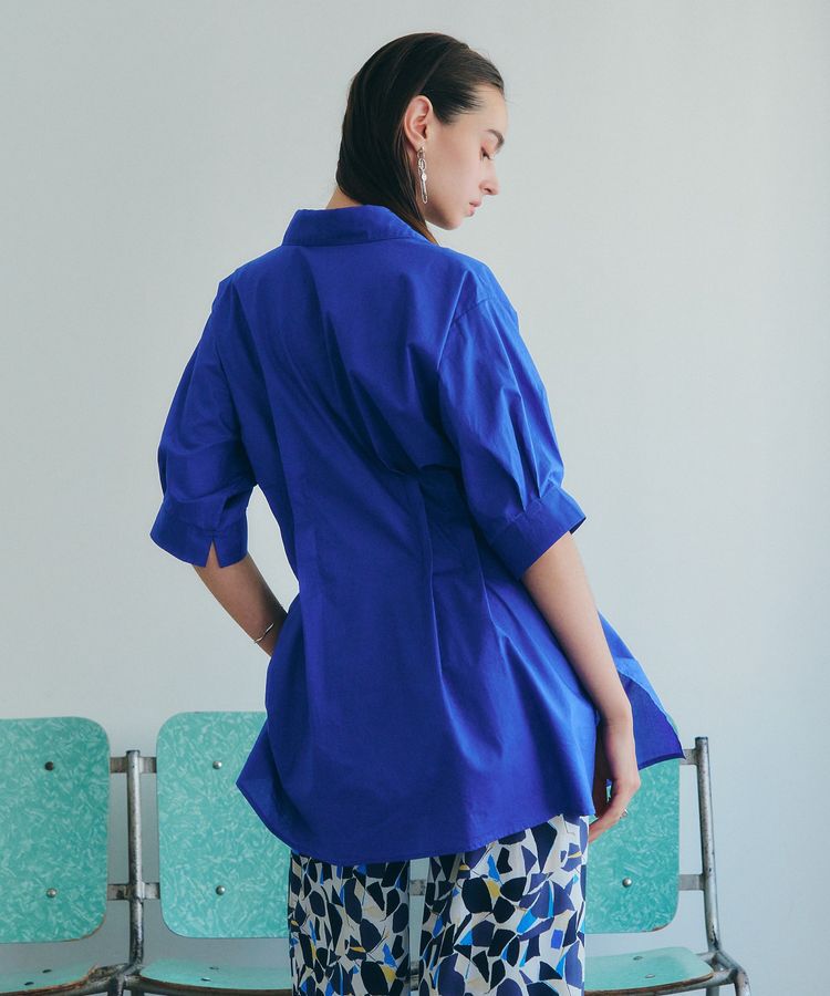 YECCA VECCA「【ORGABITS】タックロングシャツ」|シャツ・ブラウス|