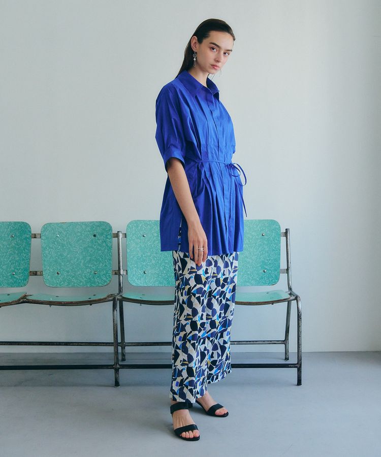 YECCA VECCA「【ORGABITS】タックロングシャツ」|シャツ・ブラウス|