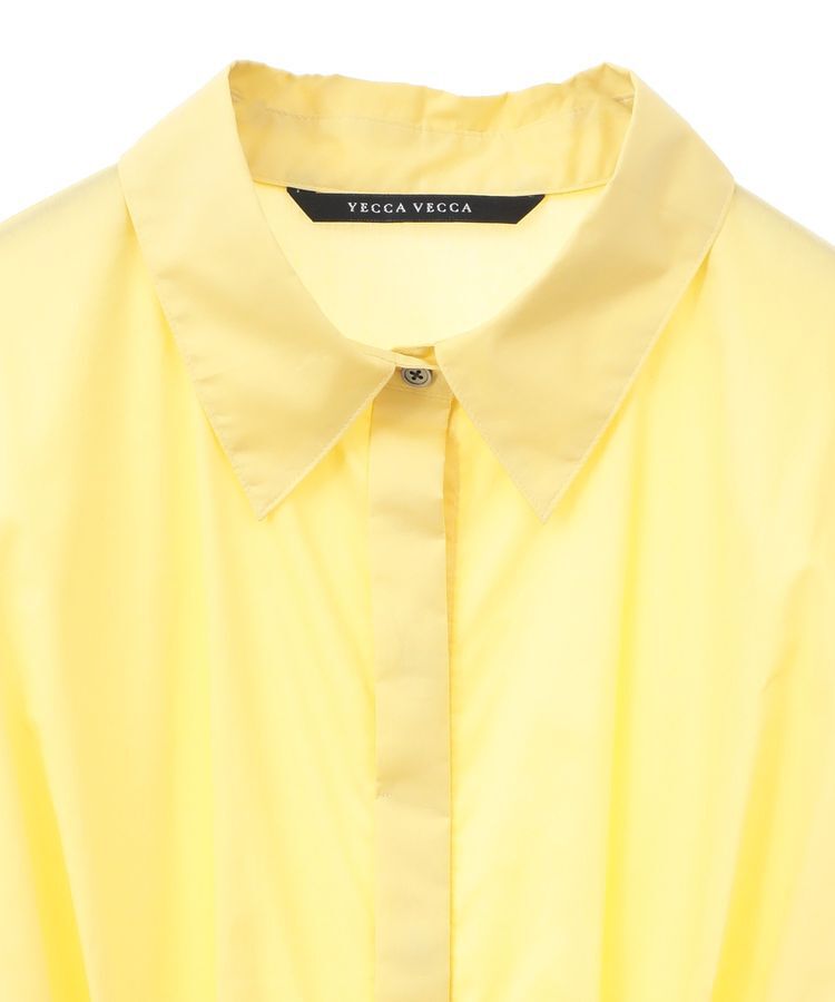 YECCA VECCA「【ORGABITS】タックロングシャツ」|シャツ・ブラウス|