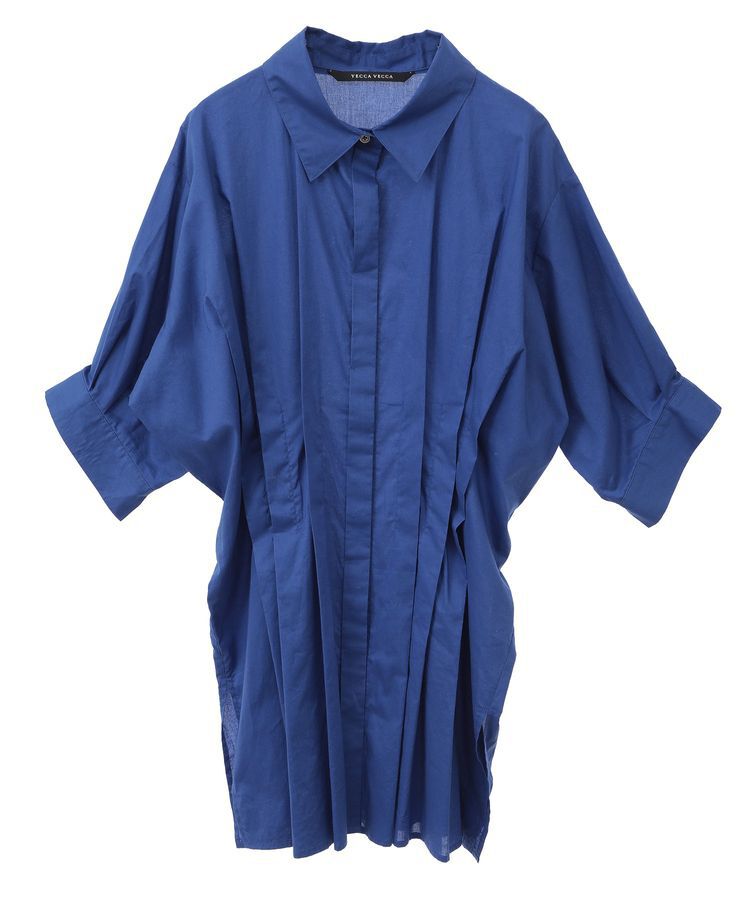 YECCA VECCA「【ORGABITS】タックロングシャツ」|シャツ・ブラウス|