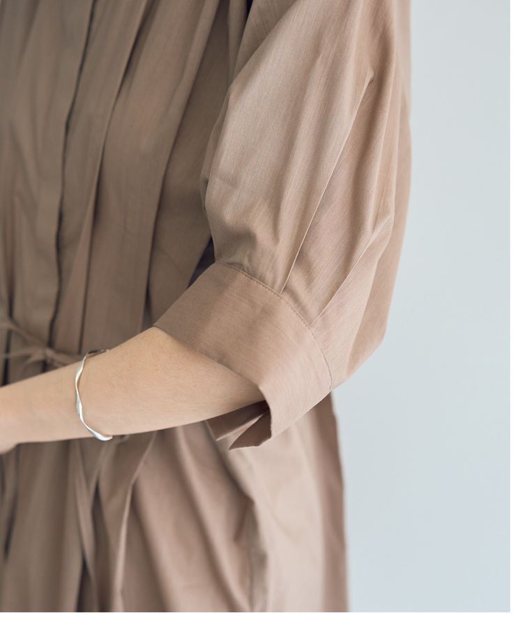 YECCA VECCA「【ORGABITS】タックロングシャツ」|シャツ・ブラウス|