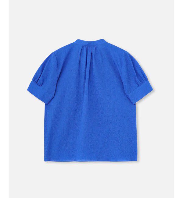 allureville「リップルスタンドカラーブラウス」|シャツ・ブラウス|