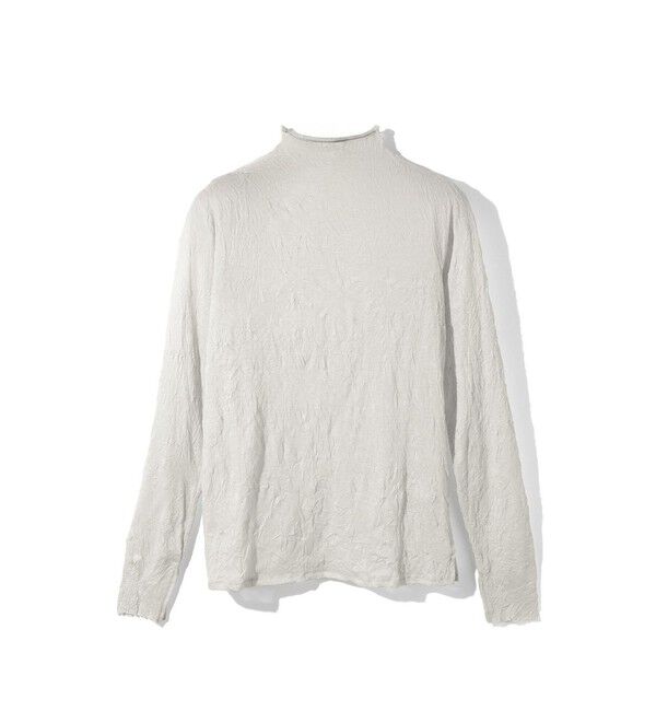 MIDIUMISOLID「MIDIUMISOLID for Ladies シアーハイネックインナー」|Tシャツ・カットソー|ベージュ