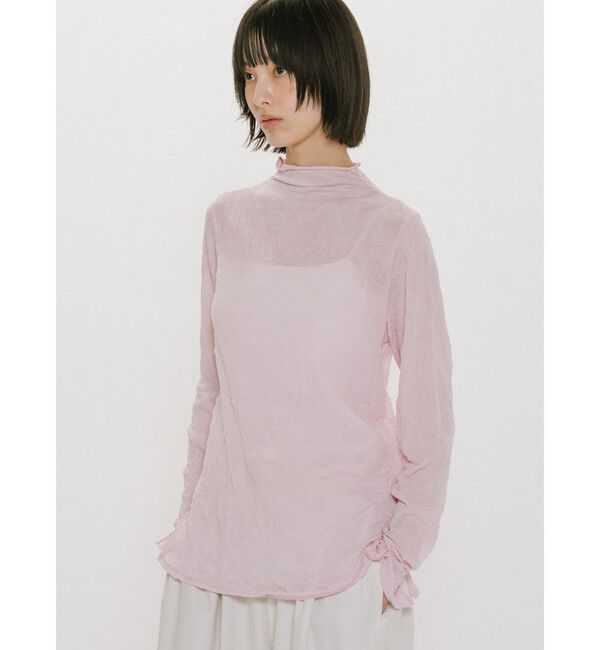 MIDIUMISOLID「MIDIUMISOLID for Ladies シアーハイネックインナー」|Tシャツ・カットソー|