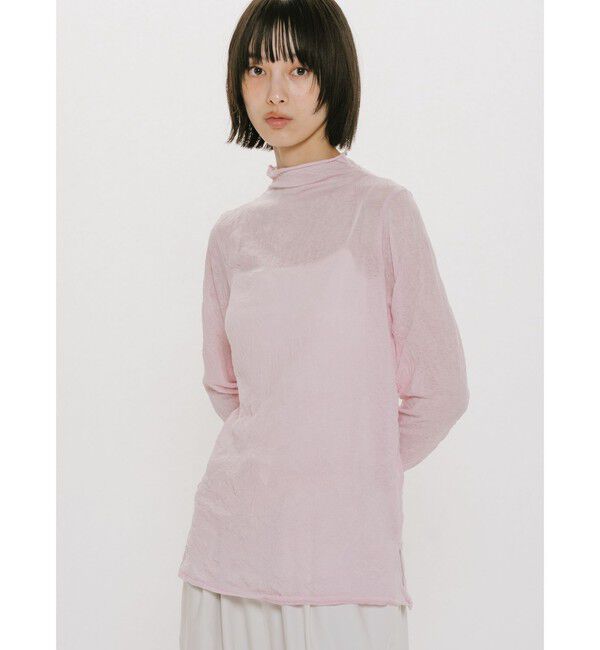 MIDIUMISOLID「MIDIUMISOLID for Ladies シアーハイネックインナー」|Tシャツ・カットソー|