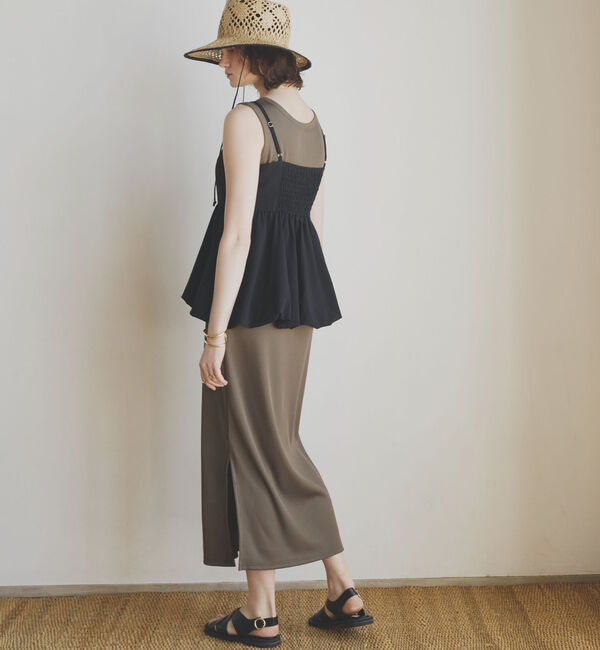 Doux archives「リブ２ＷＡＹノースリーブワンピース」|ワンピース|