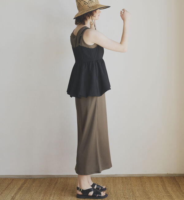 Doux archives「リブ２ＷＡＹノースリーブワンピース」|ワンピース|