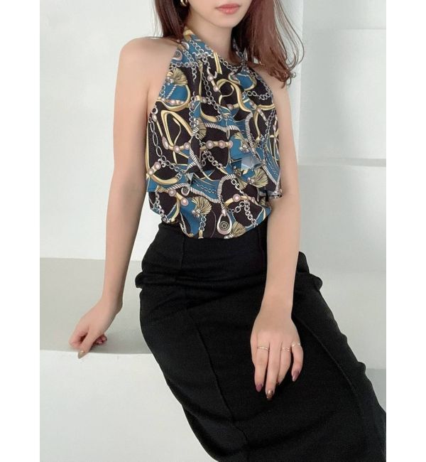 RESEXXY「アメスリバックリボントップス」|シャツ・ブラウス|ブラック