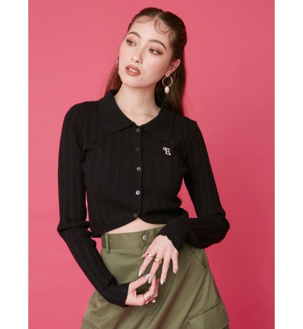 EVRIS「イレヘムシャツニットトップス」|ニット・セーター|