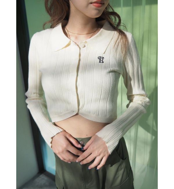 EVRIS「イレヘムシャツニットトップス」|ニット・セーター|