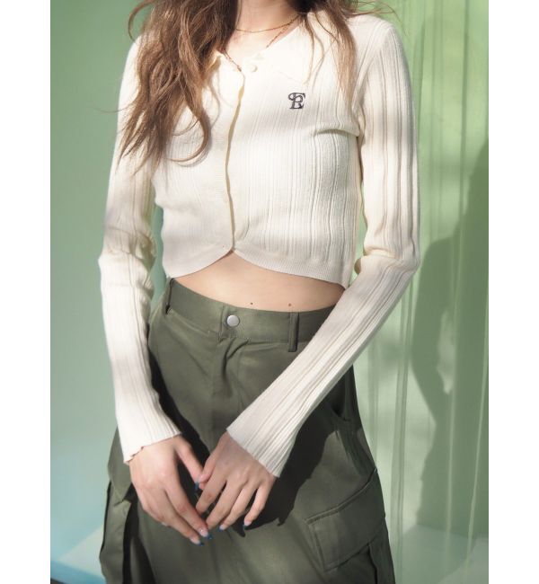 EVRIS「イレヘムシャツニットトップス」|ニット・セーター|