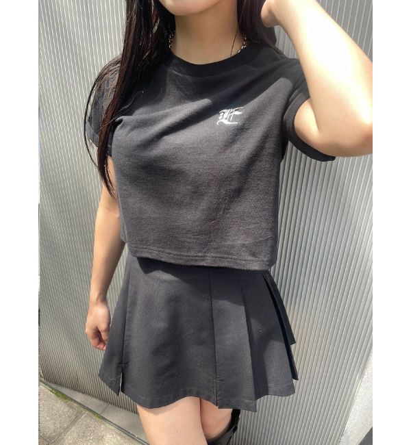 EVRIS「オープンウエストプリーツミニスカート」|スカート|