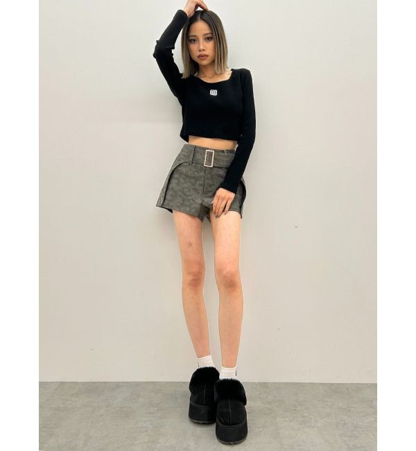 GYDA「ムートンライクプラットフォームスリッポン」|その他|