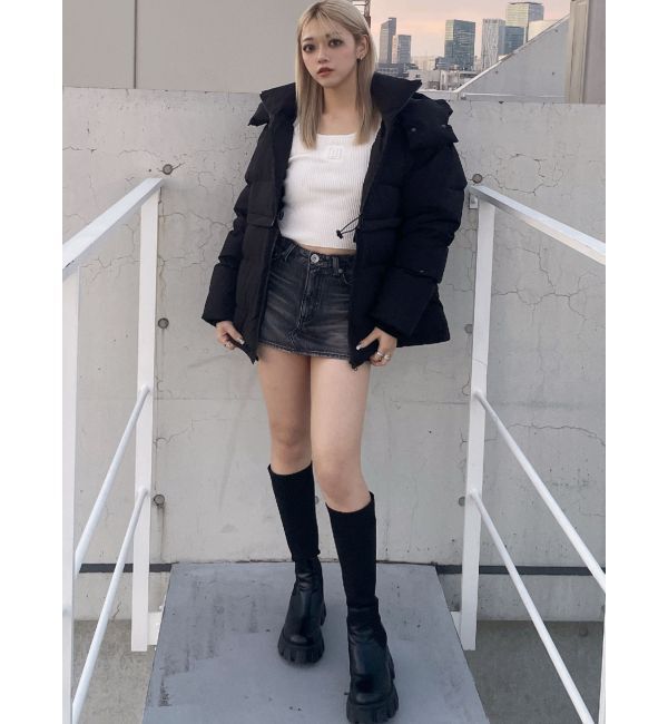 GYDA「2WAYデザイン中綿コート」|ダウン|