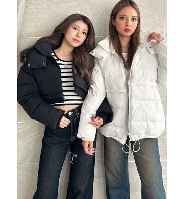 GYDA「2WAYデザイン中綿コート」|ダウン|