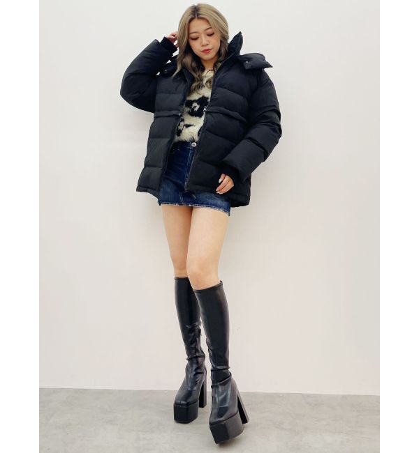 GYDA「2WAYデザイン中綿コート」|ダウン|