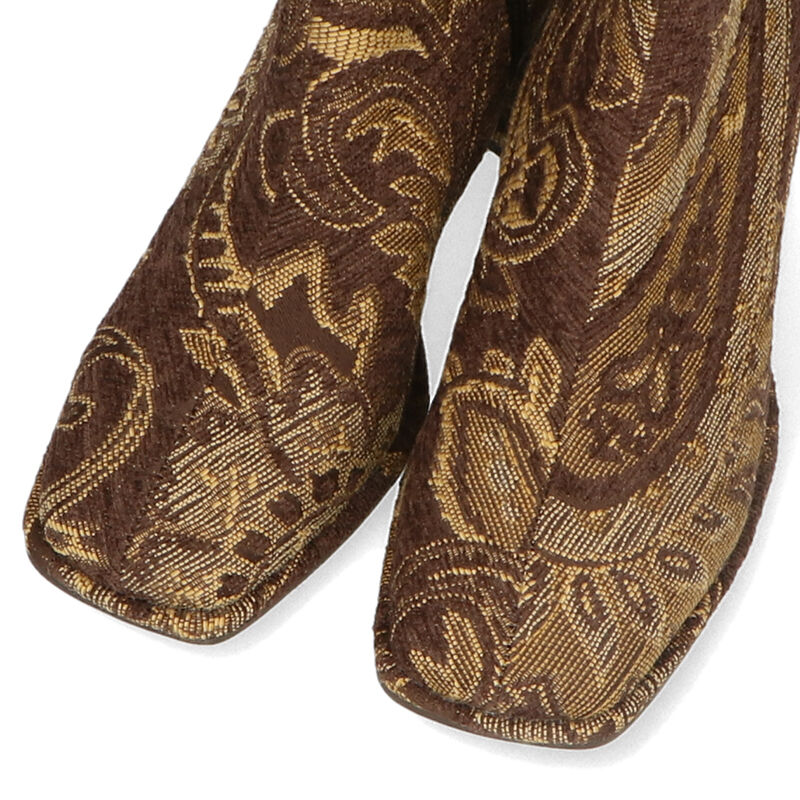 ORiental TRaffic「スクエアトゥヒールカラーブーツ/31418」|ショートブーツ|