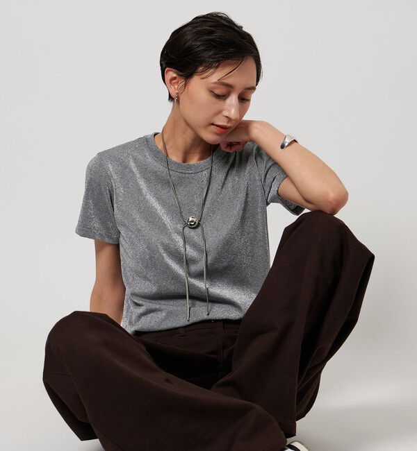 UNITED ARROWS「ラメ Tシャツ」|Tシャツ・カットソー|