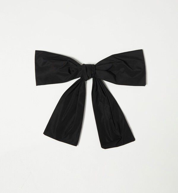 UNITED ARROWS「＜AYA KANEKO&times;IRIS 47&times;UNITED ARROWS＞ビッグ リボン クリップ」|その他|BLACK