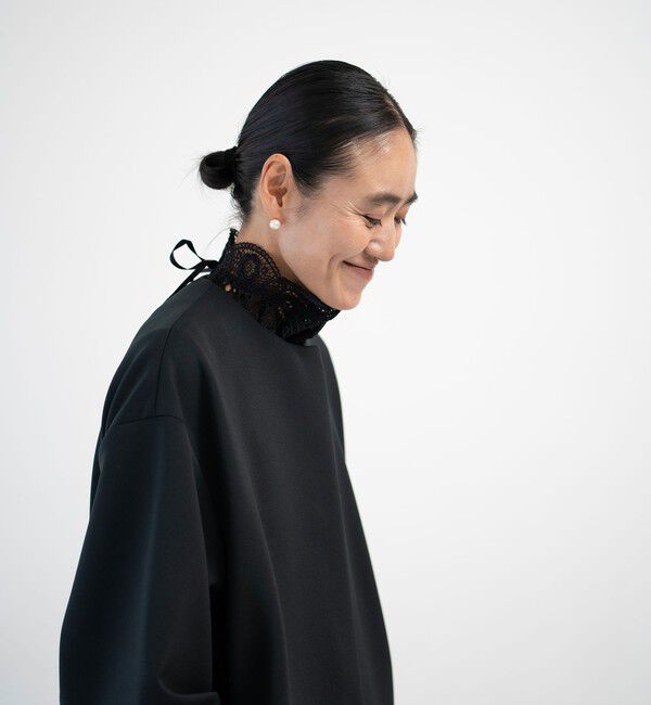 UNITED ARROWS「＜AYA KANEKO&times;IRIS 47&times;UNITED ARROWS＞レース つけ襟」|その他|BLACK