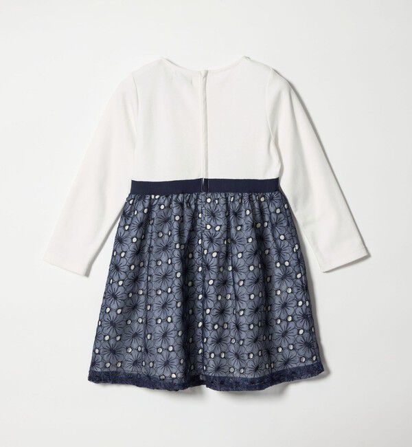 UNITED ARROWS green label relaxing「ポンチ &times; ハナガラ オーガンジー ワンピース / キッズ 110cm-130cm」|ワンピース|