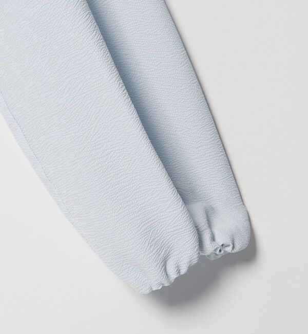 EMMEL REFINES「＜EMMEL REFINES＞EM コードレーン リボンギャザー ブラウス」|シャツ・ブラウス|