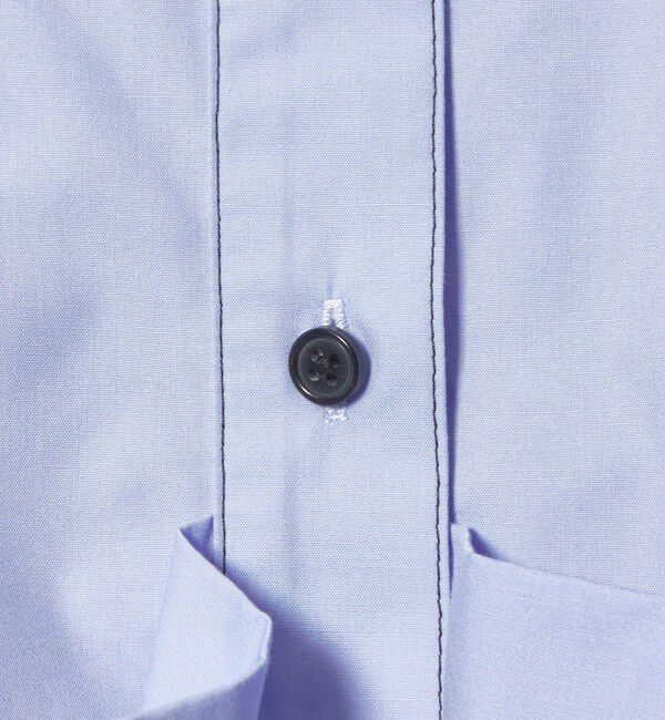 EMMEL REFINES「＜EMMEL REFINES＞EM バンドカラー フリルシャツ」|シャツ・ブラウス|