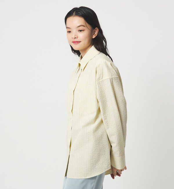 EMMEL REFINES「＜EMMEL REFINES＞EM ウェーブマルチ ストライプ シャツ」|シャツ・ブラウス|