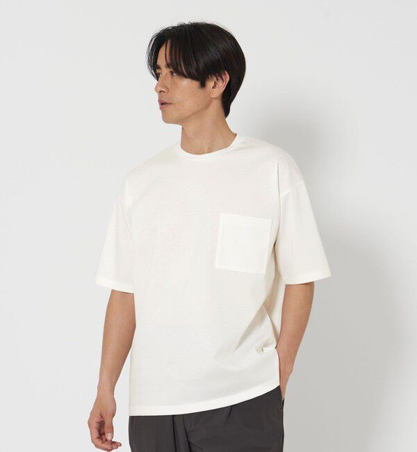 BEAUTY&YOUTH UNITED ARROWS「SRJA フォルム 1ポケット クルーネック ショートスリーブ Tシャツ」|Tシャツ・カットソー|