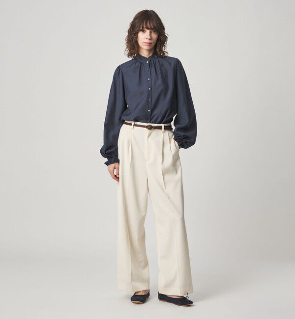 STEVEN ALAN「＜Steven Alan＞フリル ブラウス」|シャツ・ブラウス|