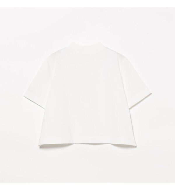 Demi-Luxe BEAMS 「モックネック ショート Tシャツ」|Tシャツ・カットソー|